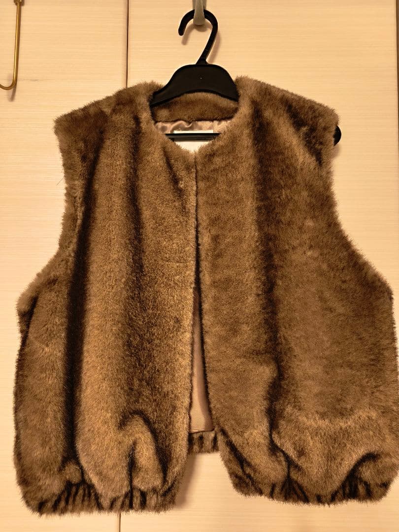 週末限定セール！【美品】Drawing Numbers ミンクエコファーベスト