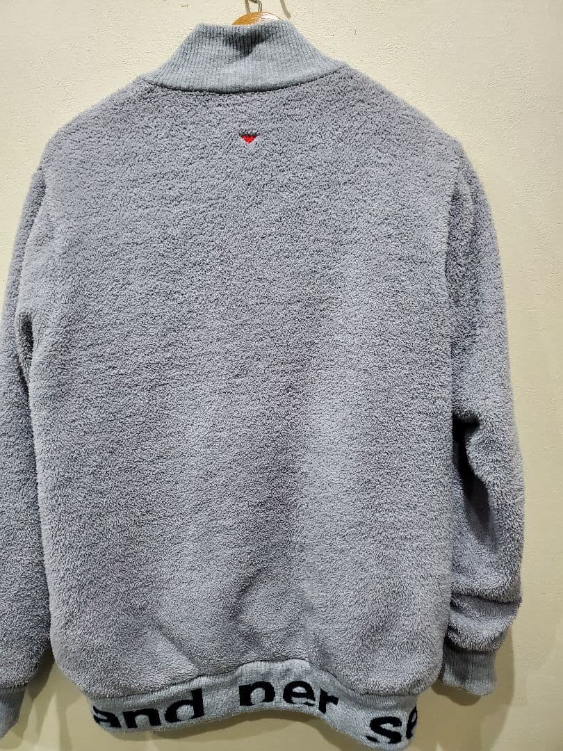 最終価格 and per se 高性能フリース 防風 ジャケット M グレー