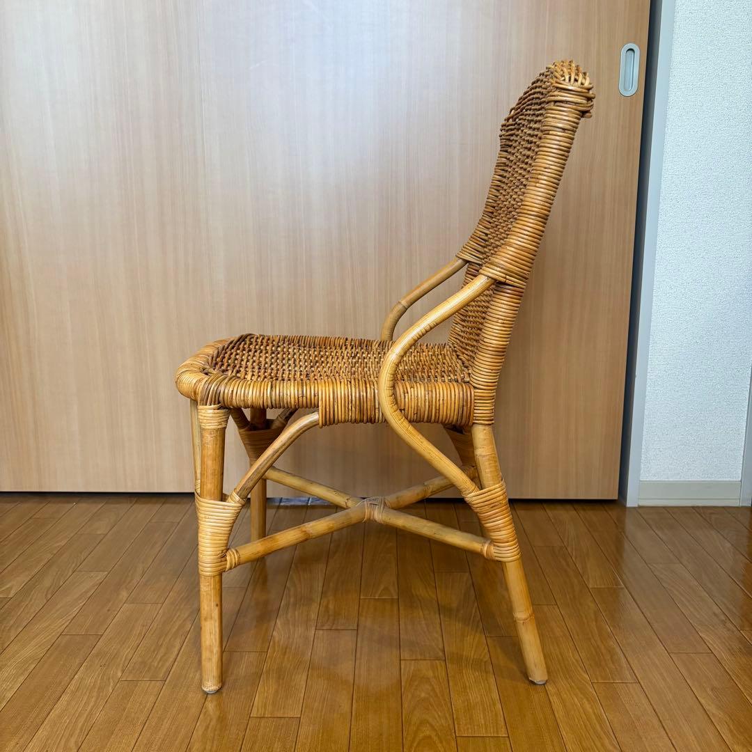 【3日間限定値下げ中】unico ウニコ　ラタンチェア　籐　DOUCE ドゥース