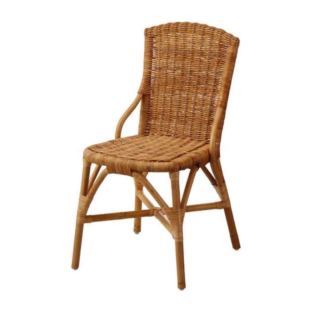 【3日間限定値下げ中】unico ウニコ　ラタンチェア　籐　DOUCE ドゥース