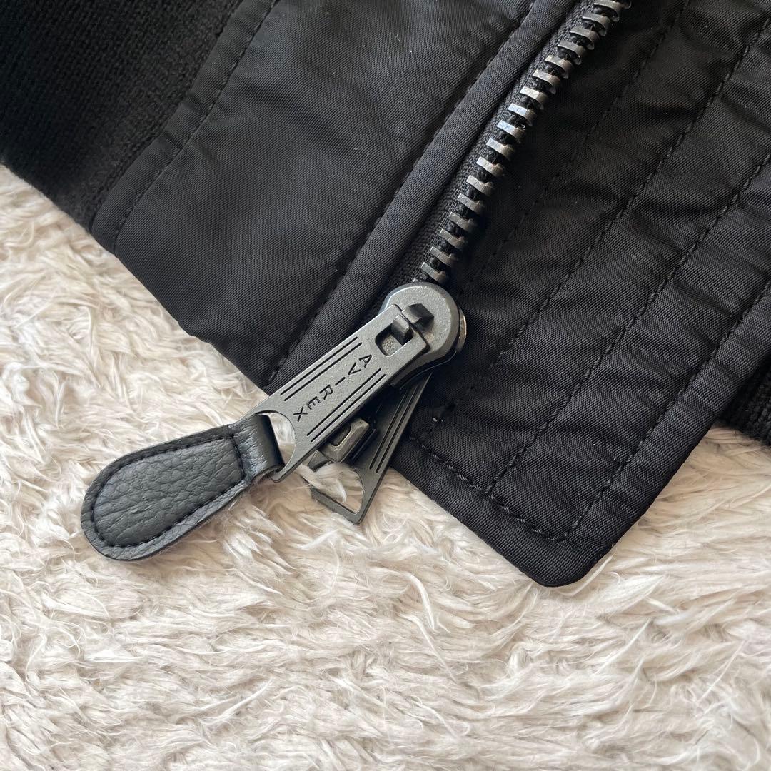 アビレックス AVIREX MA-1 フライトジャケット L 黒