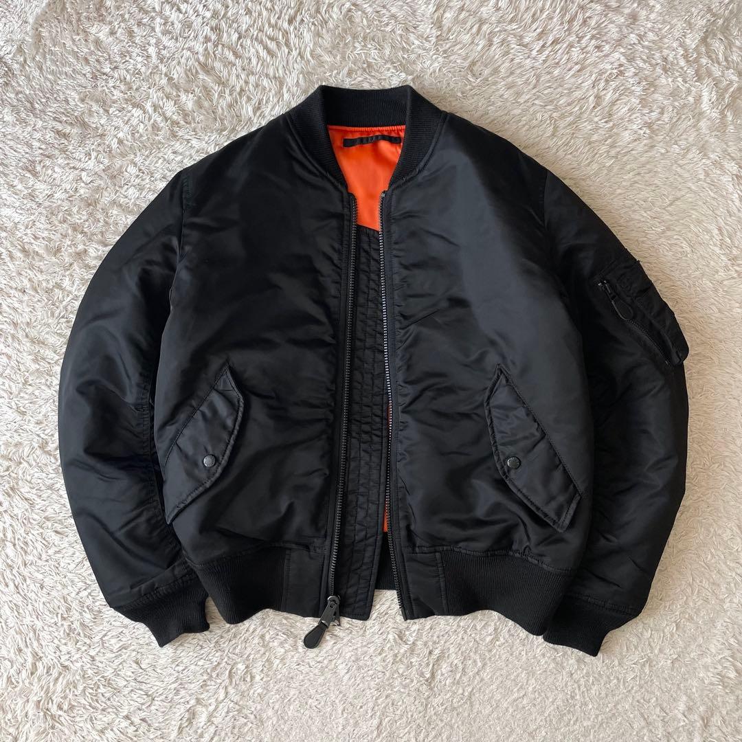 アビレックス AVIREX MA-1 フライトジャケット L 黒