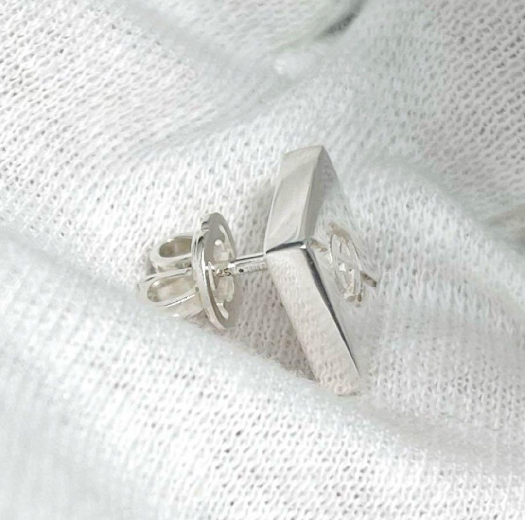 美品‼️GUCCI ダイアゴナルピアス　シルバー925 片耳‼️