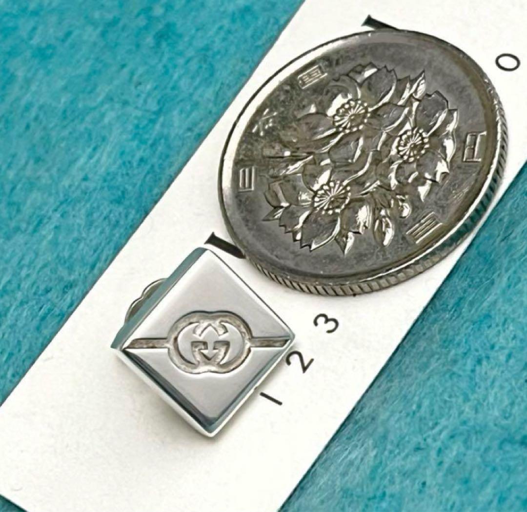 美品‼️GUCCI ダイアゴナルピアス　シルバー925 片耳‼️