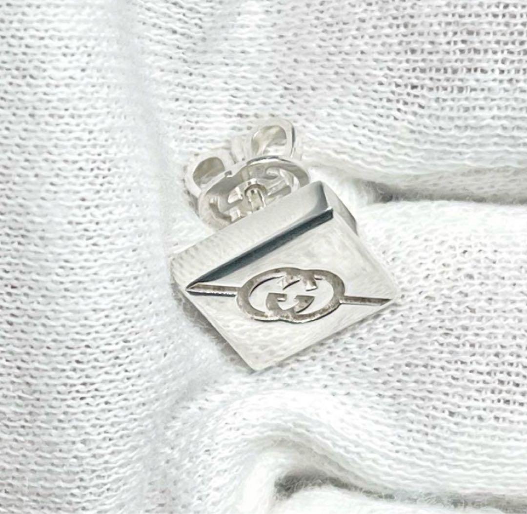 美品‼️GUCCI ダイアゴナルピアス　シルバー925 片耳‼️
