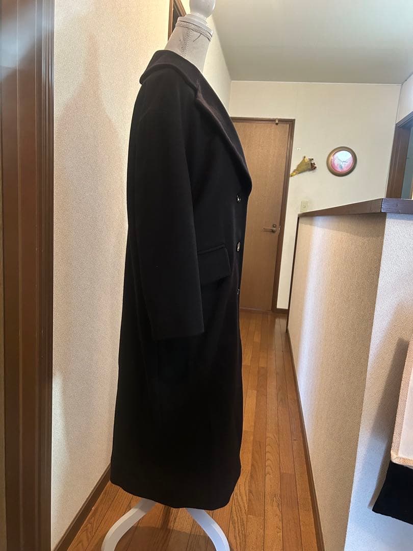 専用です　SACRA ウールコート　黒　綺麗め