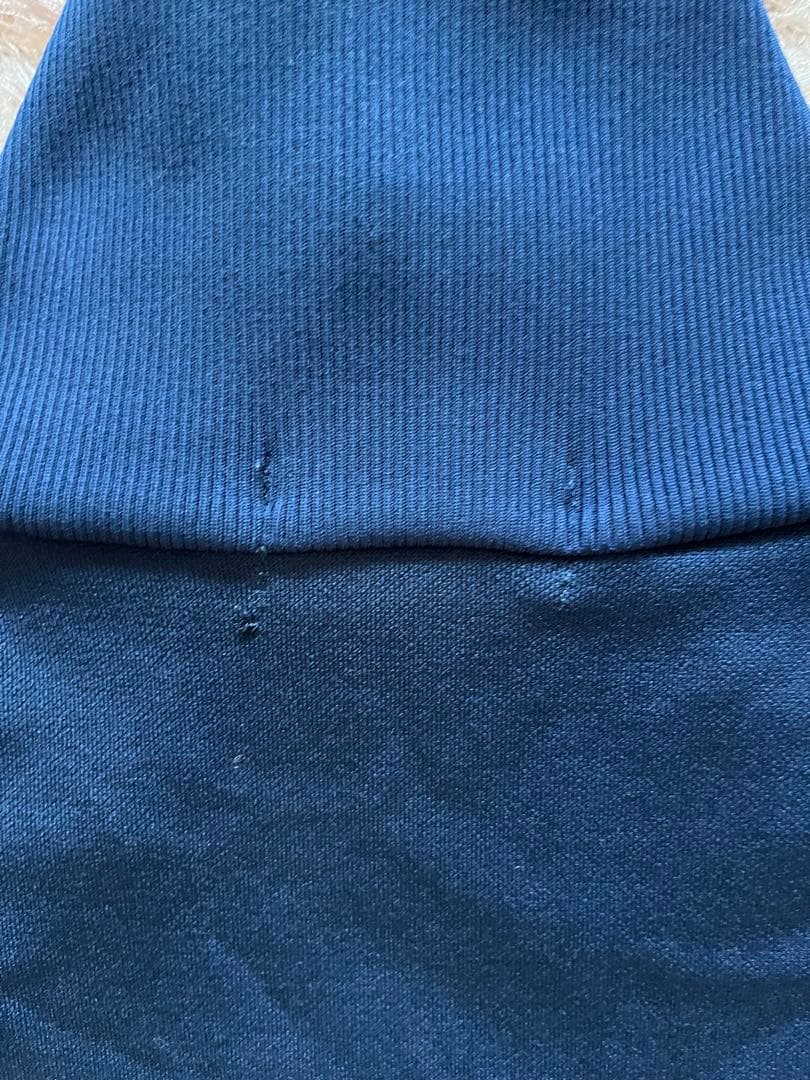 た*く様 希少6号　adidasジャージ デサント製 在原みゆ紀 紺白 古着