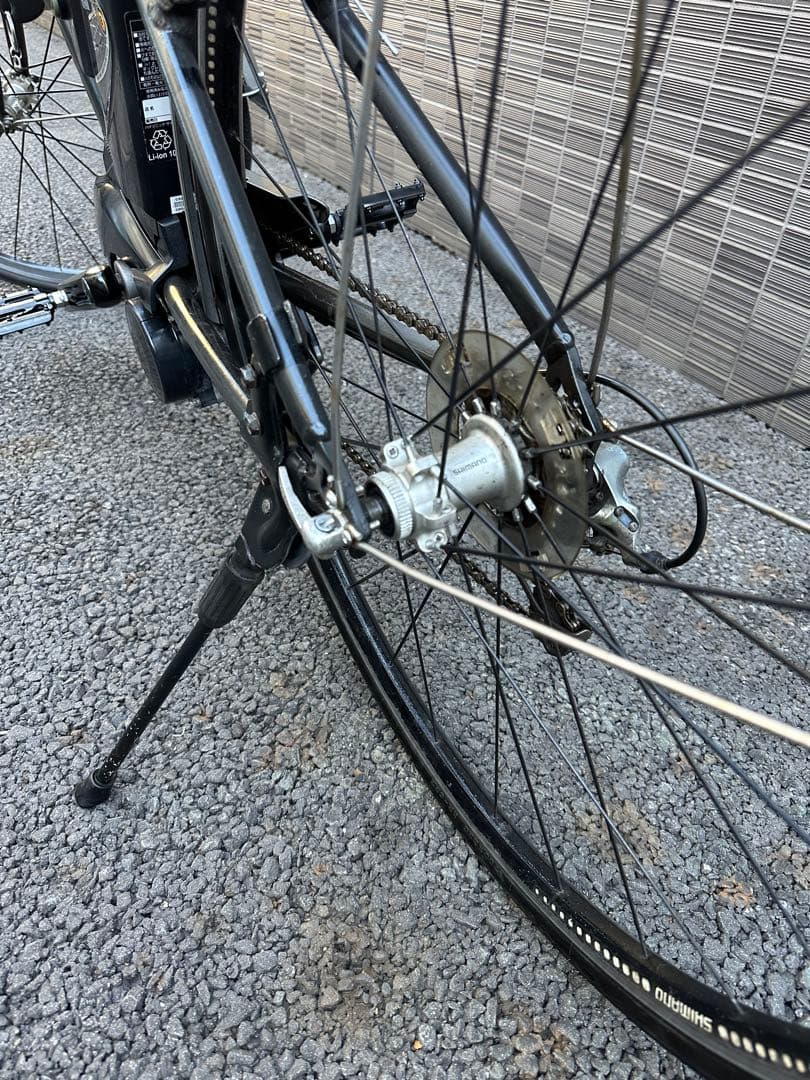 本日最終日パナソニックハリヤ BE-ENHC782B 電動自転車 8速ブラック