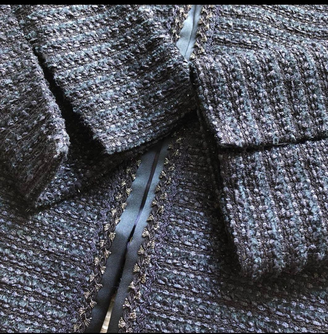 極美品✨アンタイトル ツイードジャケット M 38 2 スカート L 2点