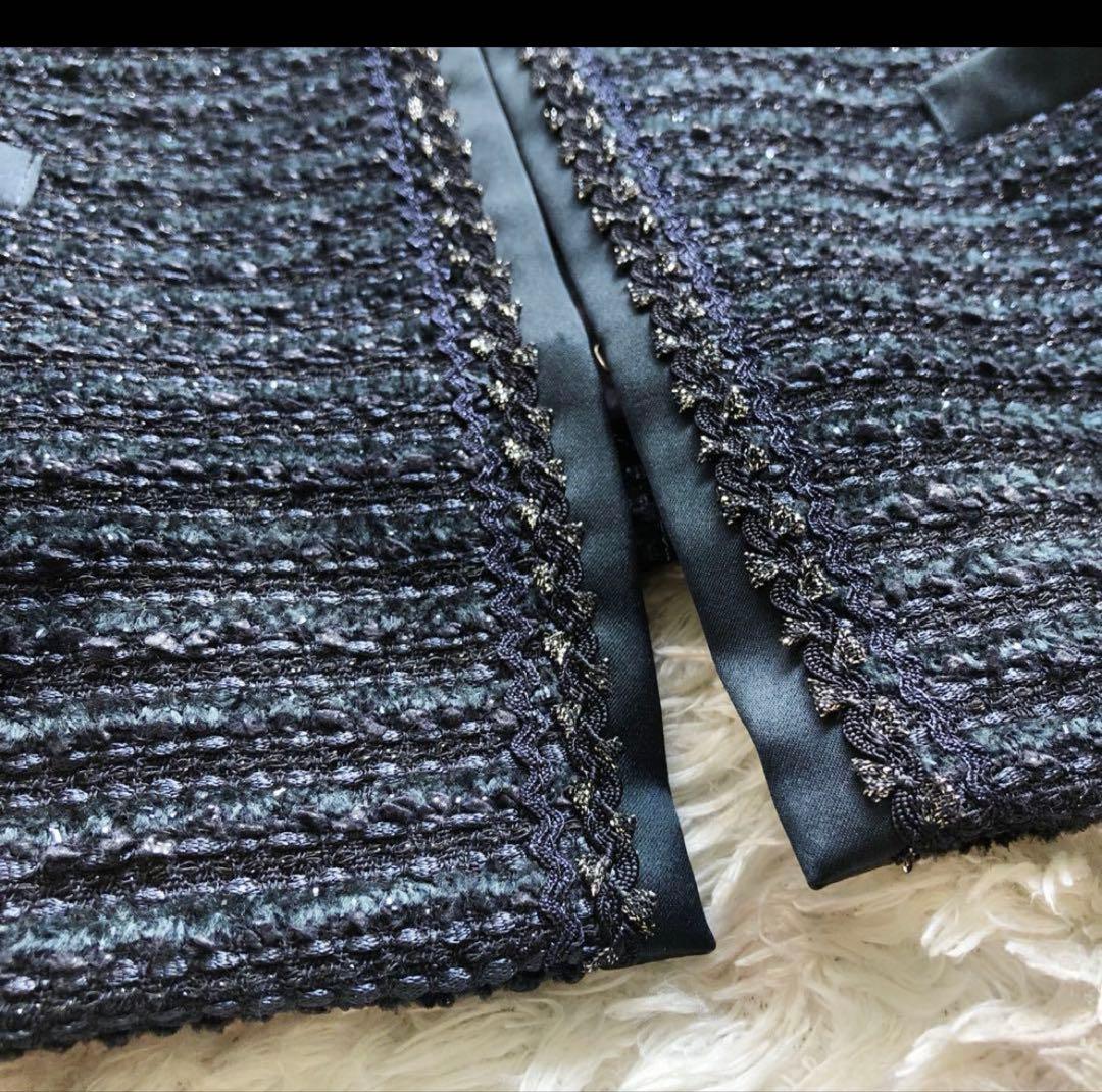 極美品✨アンタイトル ツイードジャケット M 38 2 スカート L 2点