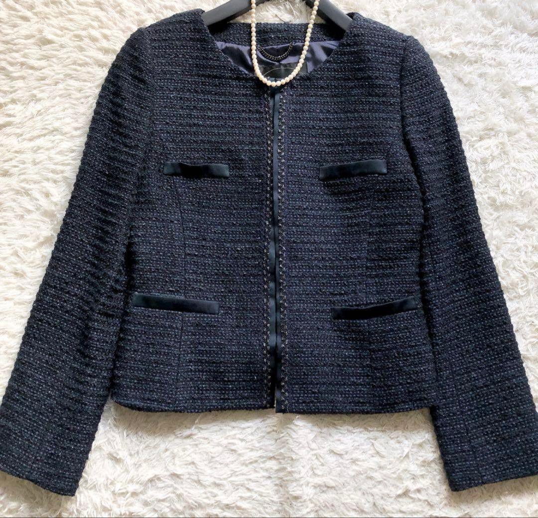 極美品✨アンタイトル ツイードジャケット M 38 2 スカート L 2点