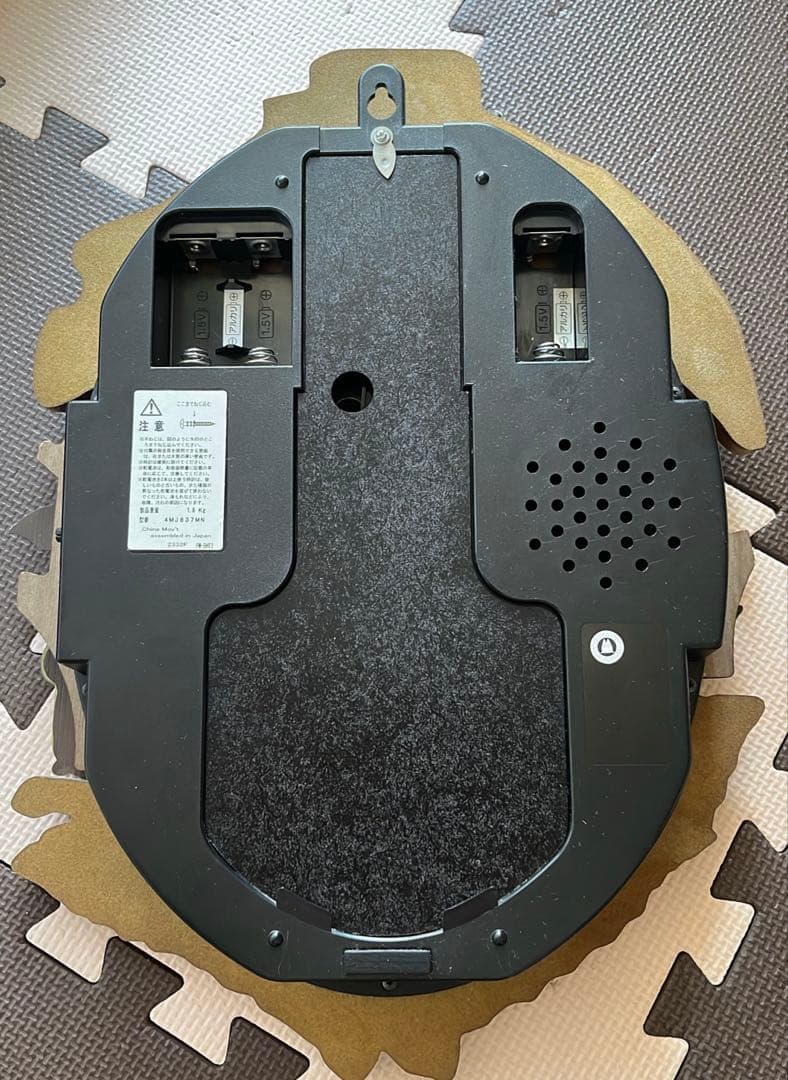 リズム(RHYTHM) トトロとネコバスの壁掛け時計　ジャンク品