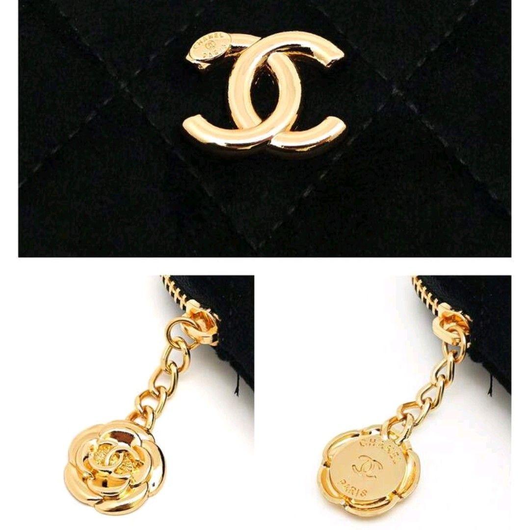 CHANEL ベルベット製 メイクアップバッグ