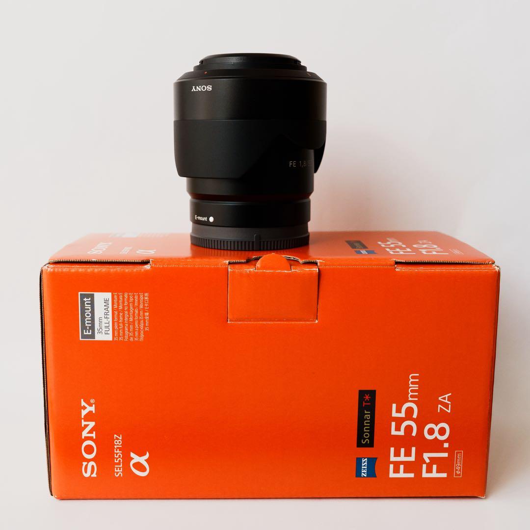 【極美品】SONY Sonnar T* FE 55mm F1.8 ZA