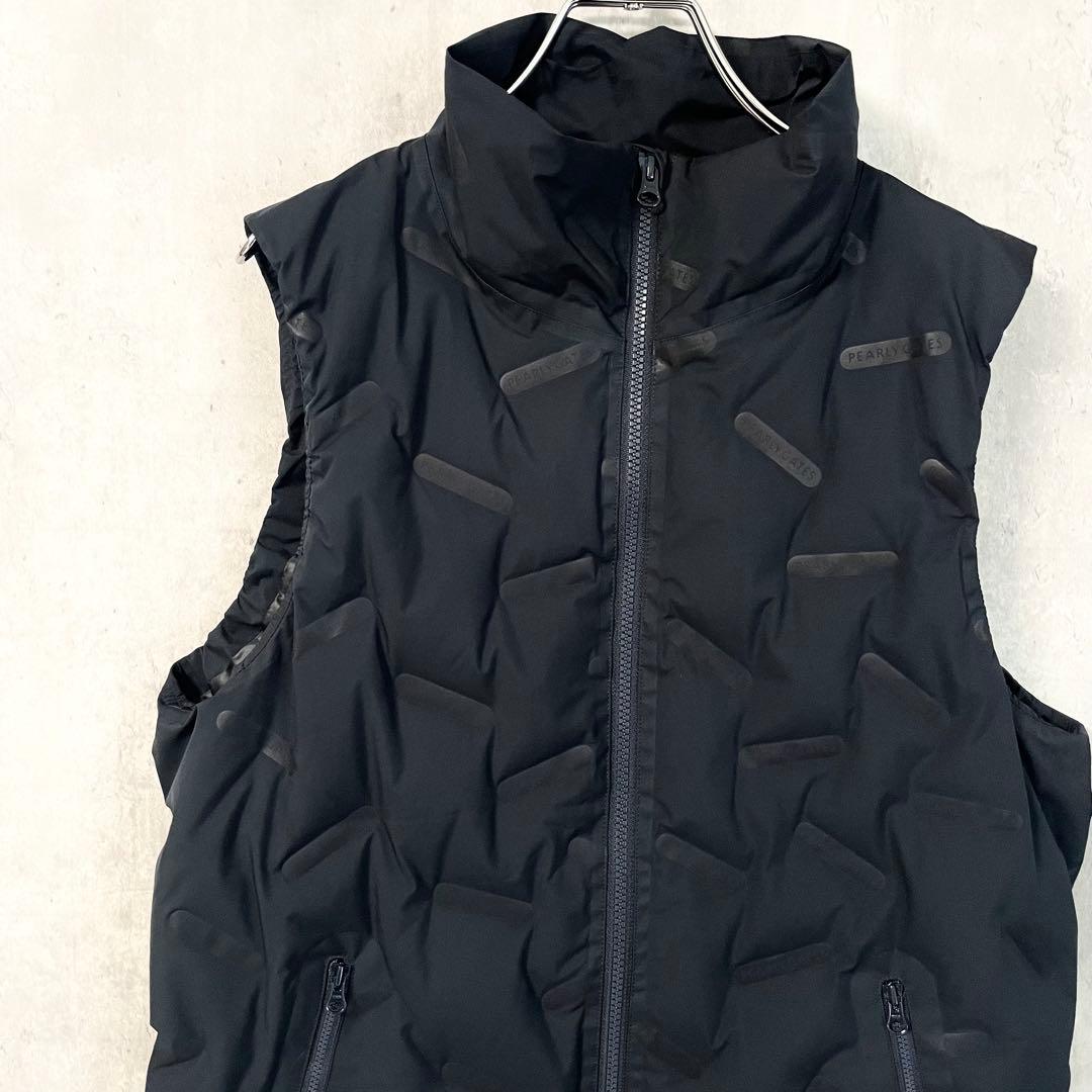 【極美品】パーリーゲイツ エアーダウンベスト サイズ4 ダークネイビー