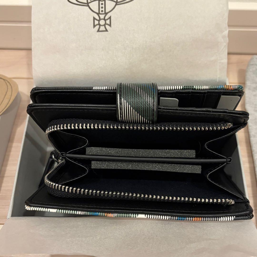 Vivienne Westwood チェック柄 二つ折り財布 未使用品