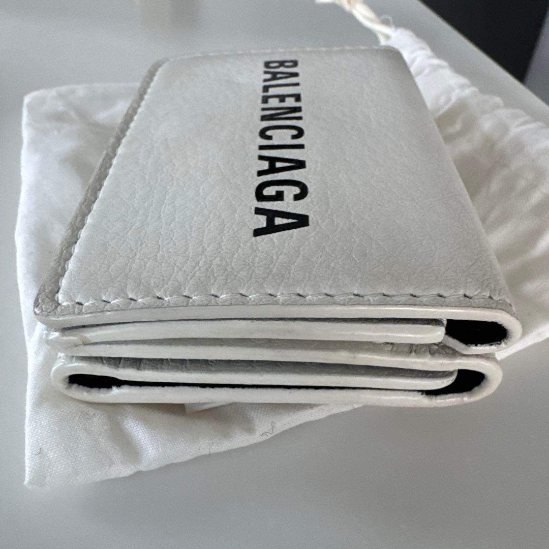 BALENCIAGA ホワイト三つ折り財布　最終値下げ