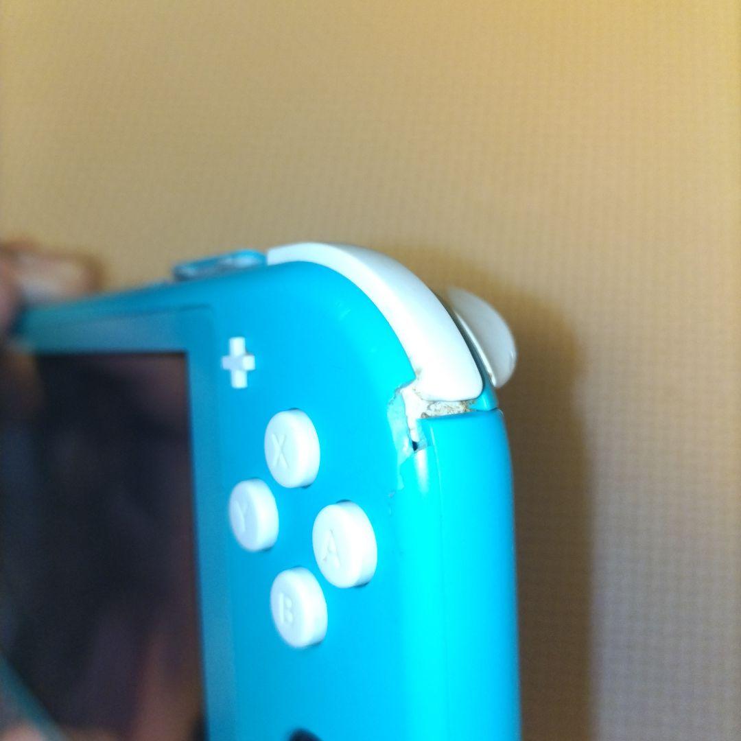 Nintendo Switch Lite ターコイズ 本体破損あり