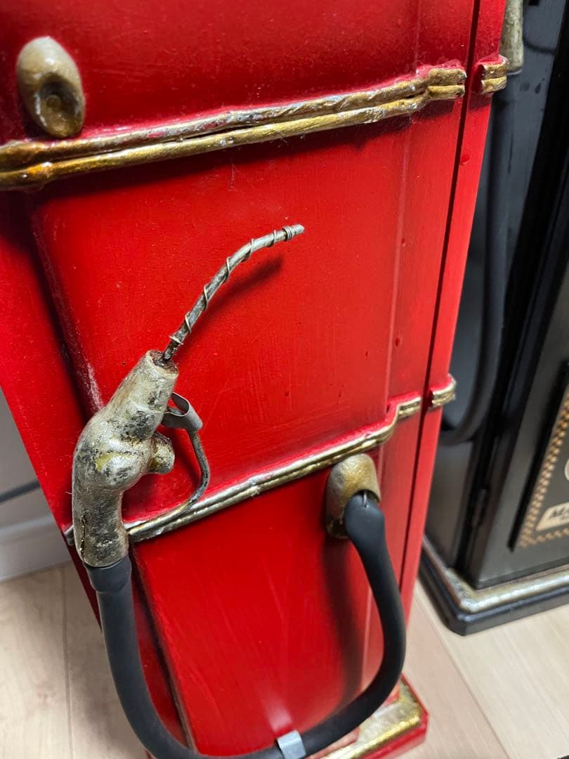 アンティークアイテムCDホルダー　ガスポンプ　TEXACO