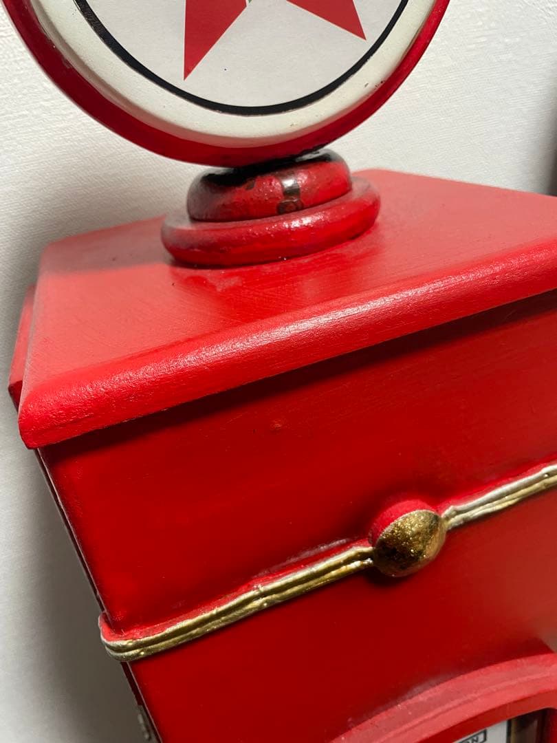 アンティークアイテムCDホルダー　ガスポンプ　TEXACO