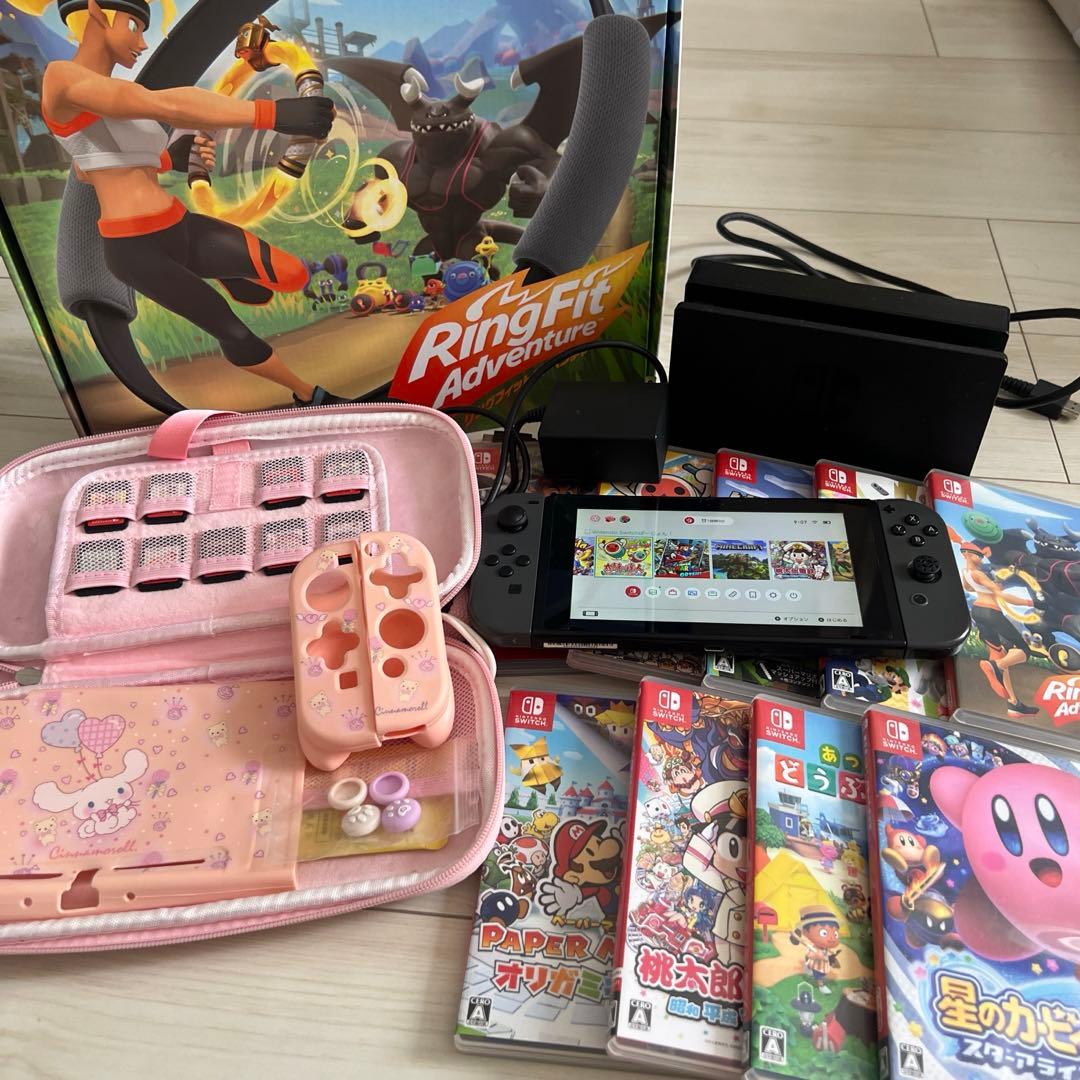 限定セールNintendo Switch 初期型 本体＋人気ソフト9セット