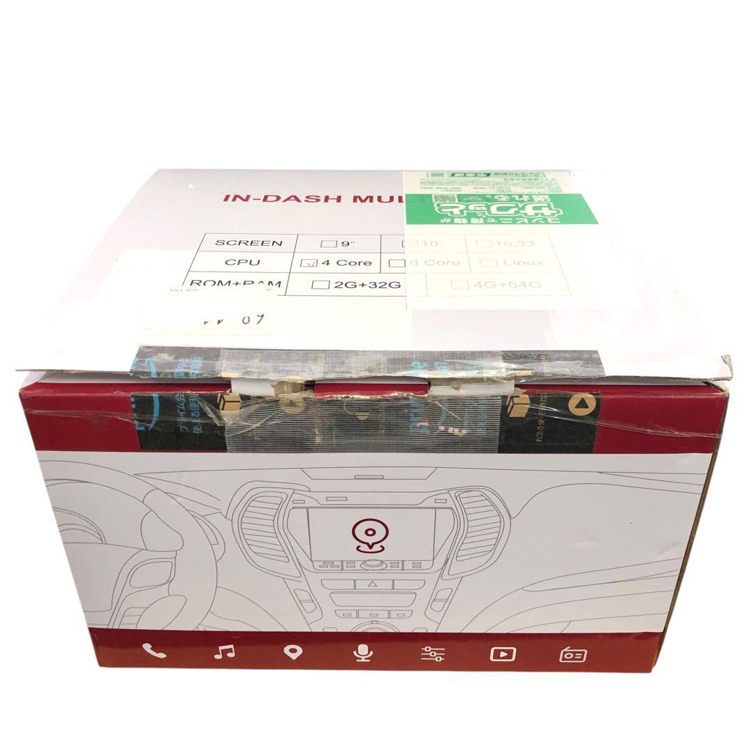 【開封済み・未使用】カーステレオ　インダッシュ　カーオーディオ　マイク、カメラ付