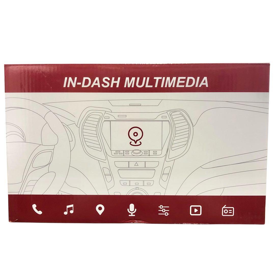 【開封済み・未使用】カーステレオ　インダッシュ　カーオーディオ　マイク、カメラ付