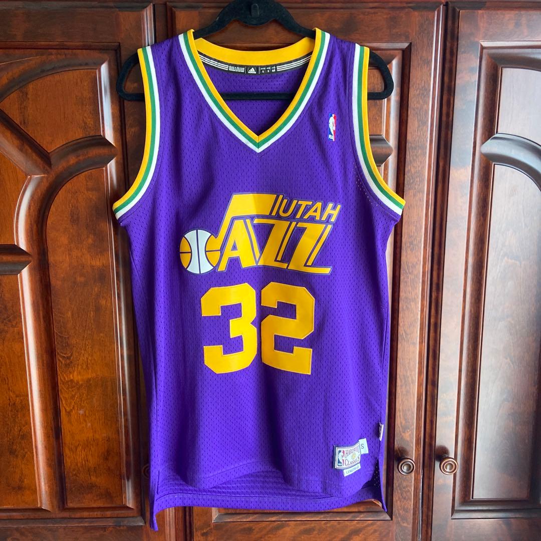 NBA カールマローン　ユニフォーム　ユタジャズ　adidas