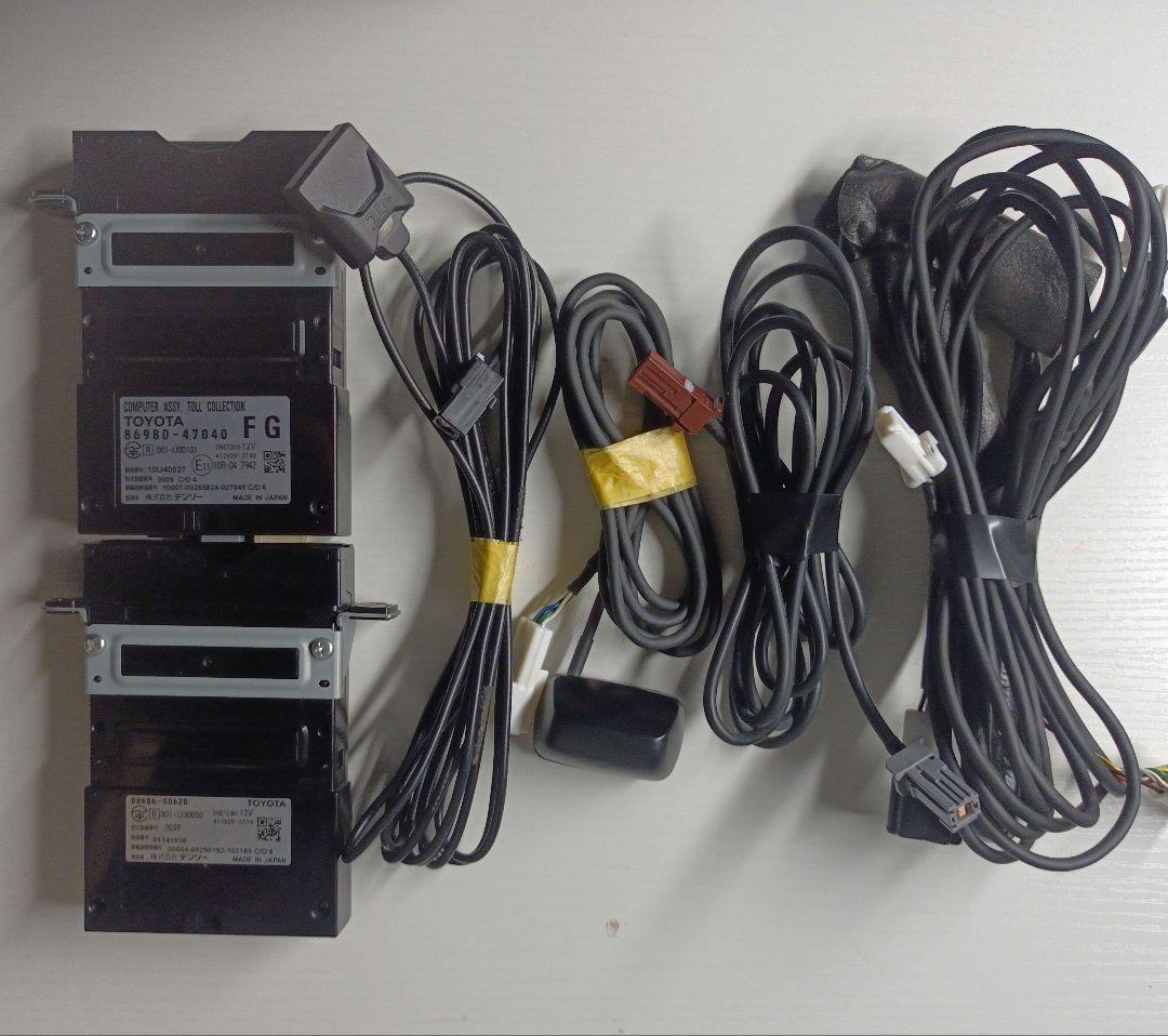 メ*様 トヨタ純正ビルドインETC 2.0 ナビ連動 2台セット