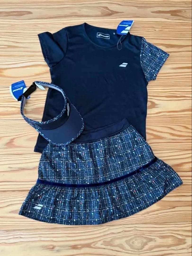 Babolat テニスウェア ネイビー 3点セット