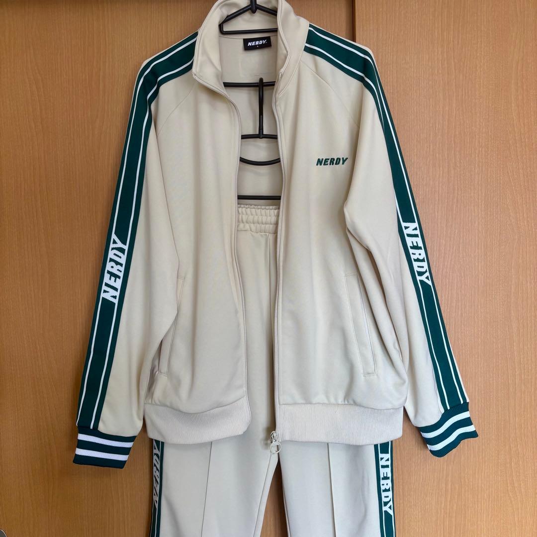 NERDY ジャージ セットアップ L クリーム グリーン BTS ノルディ