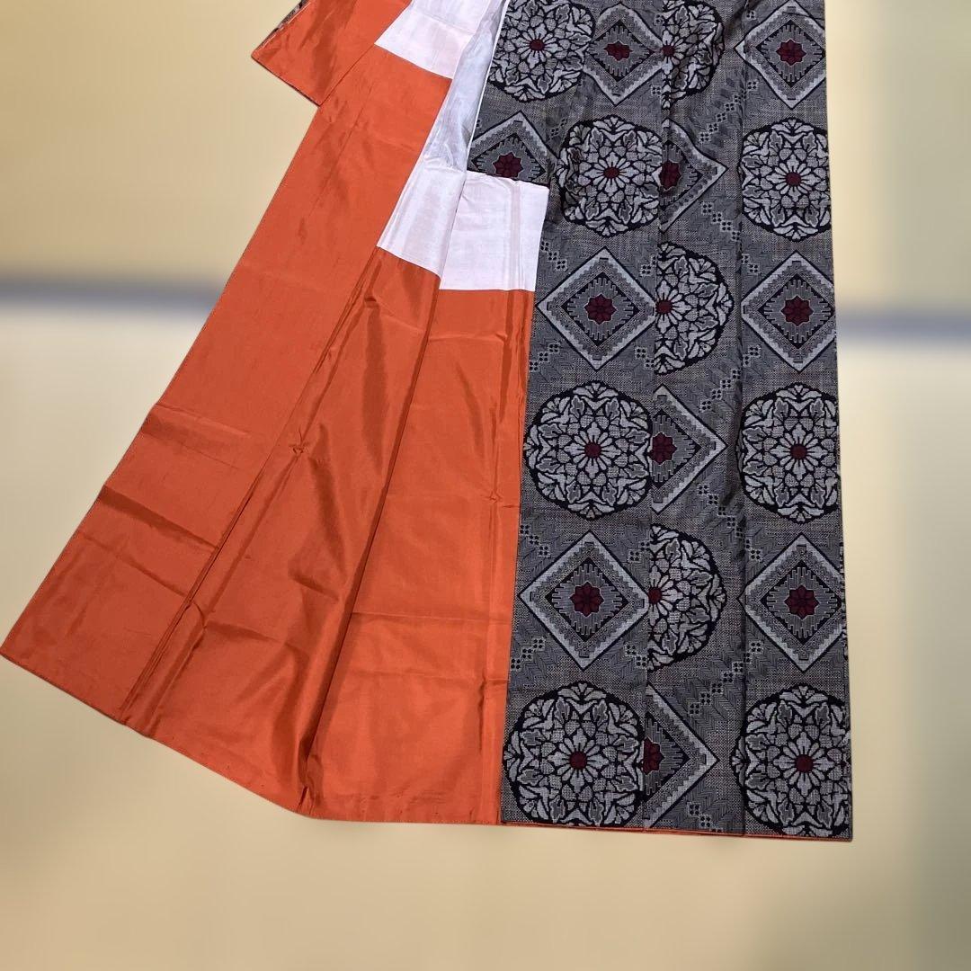 【最終値引】本場大島紬　龍郷大島　紬　正絹　泥染め　ヴィンテージ