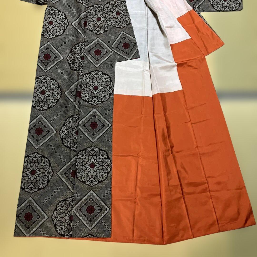 【最終値引】本場大島紬　龍郷大島　紬　正絹　泥染め　ヴィンテージ