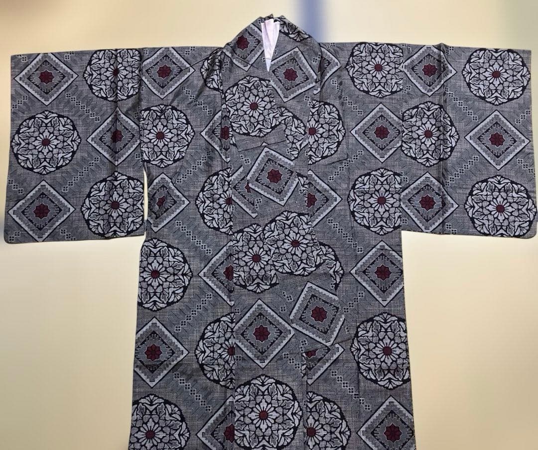 【最終値引】本場大島紬　龍郷大島　紬　正絹　泥染め　ヴィンテージ