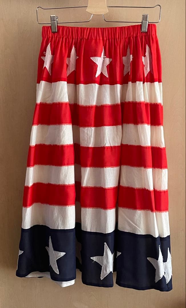 ジュンヤワタナベコムデギャルソン ☆星条旗フレアスカート