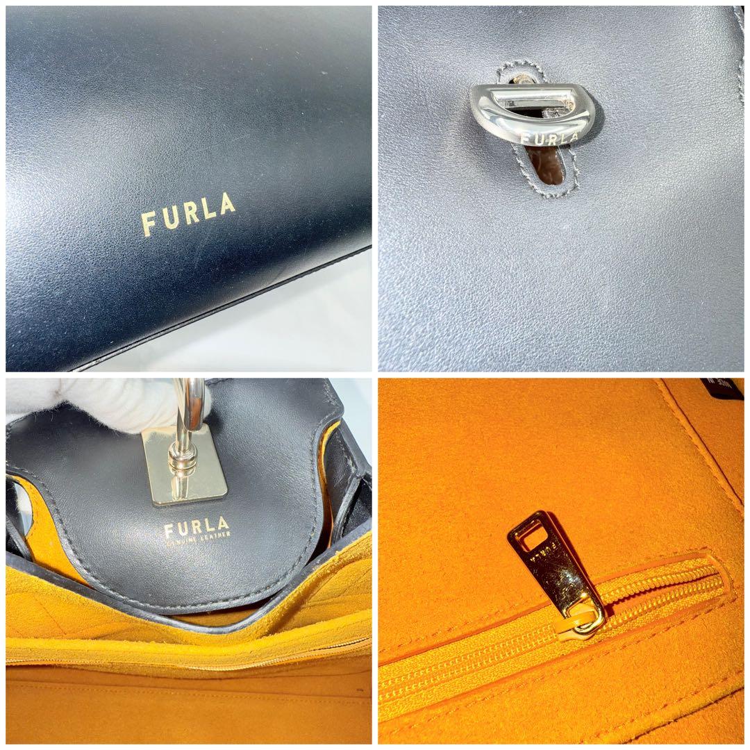 ✨美品✨FURLA フルラ ジェネシス L 2WAY トートバッグ ブラック