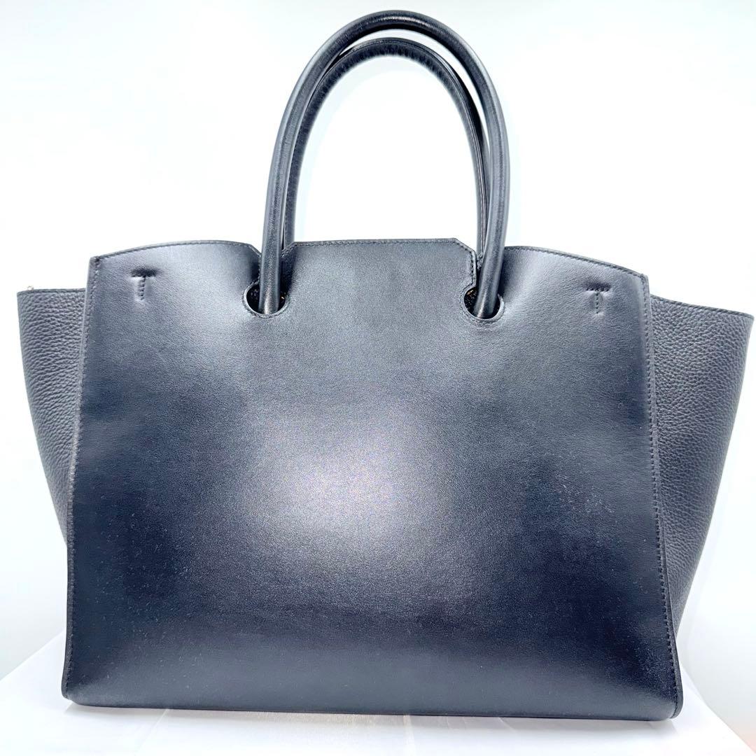 ✨美品✨FURLA フルラ ジェネシス L 2WAY トートバッグ ブラック