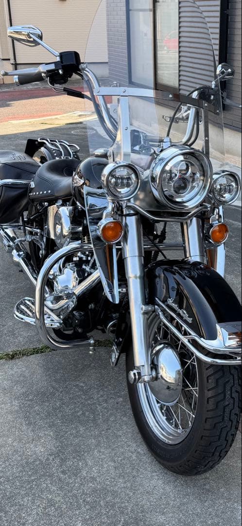 ハーレー純正 フォークマウントウインドディフレクター