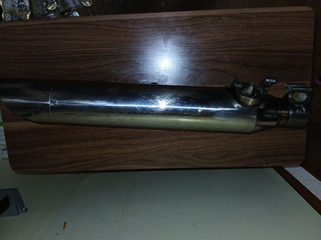 ハーレー ダブルヘッドマフラー TCソフテイル用 音量可変スリップオン 送料込み