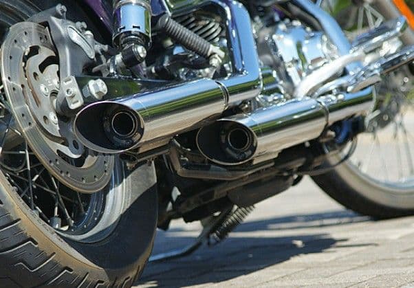 ハーレー ダブルヘッドマフラー TCソフテイル用 音量可変スリップオン 送料込み