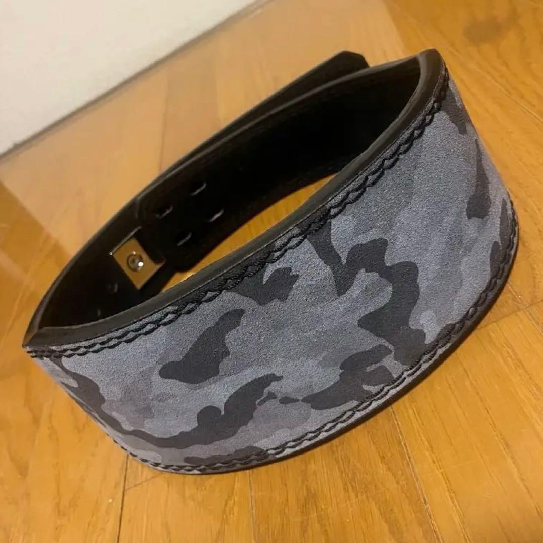 JURASSICオリジナルレザーベルト 【Sサイズ・グレー迷彩】