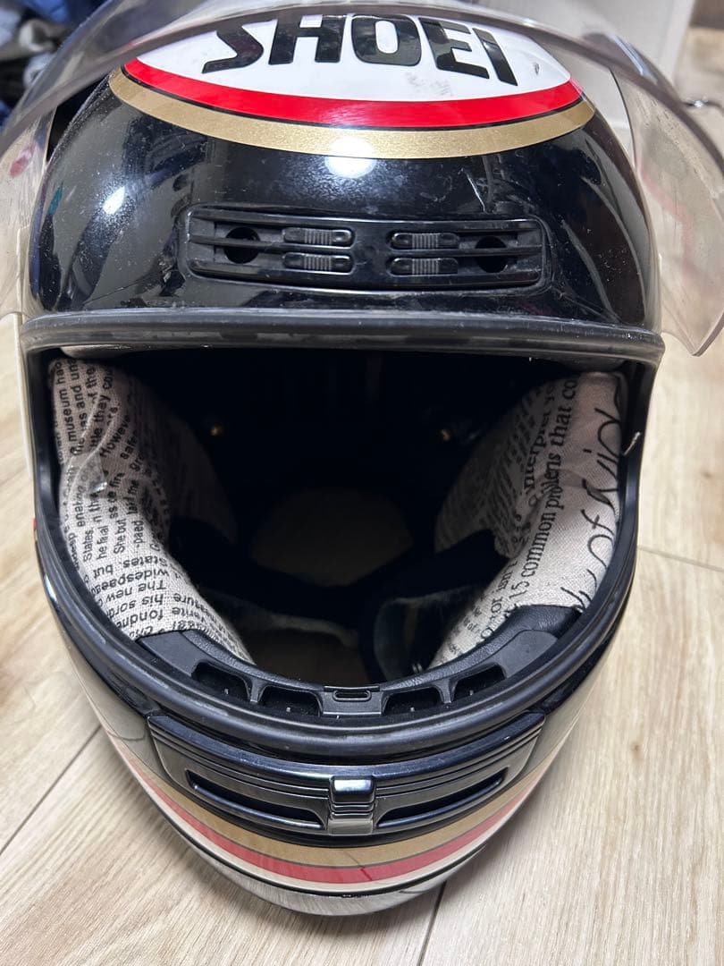 SHOEI フルフェイスヘルメット Wayne Rainey サイン入り