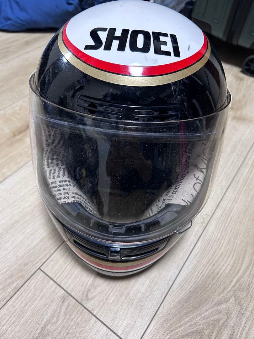 SHOEI フルフェイスヘルメット Wayne Rainey サイン入り