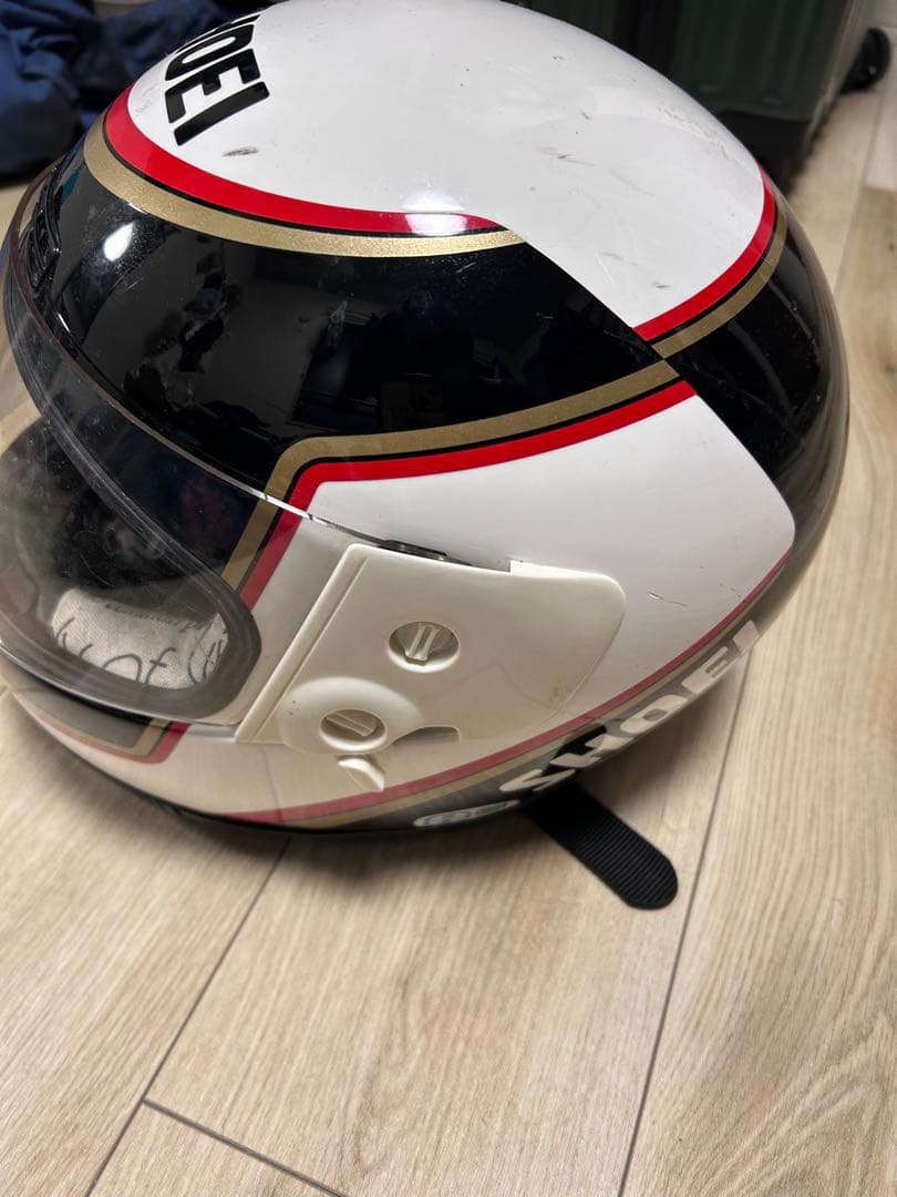 SHOEI フルフェイスヘルメット Wayne Rainey サイン入り