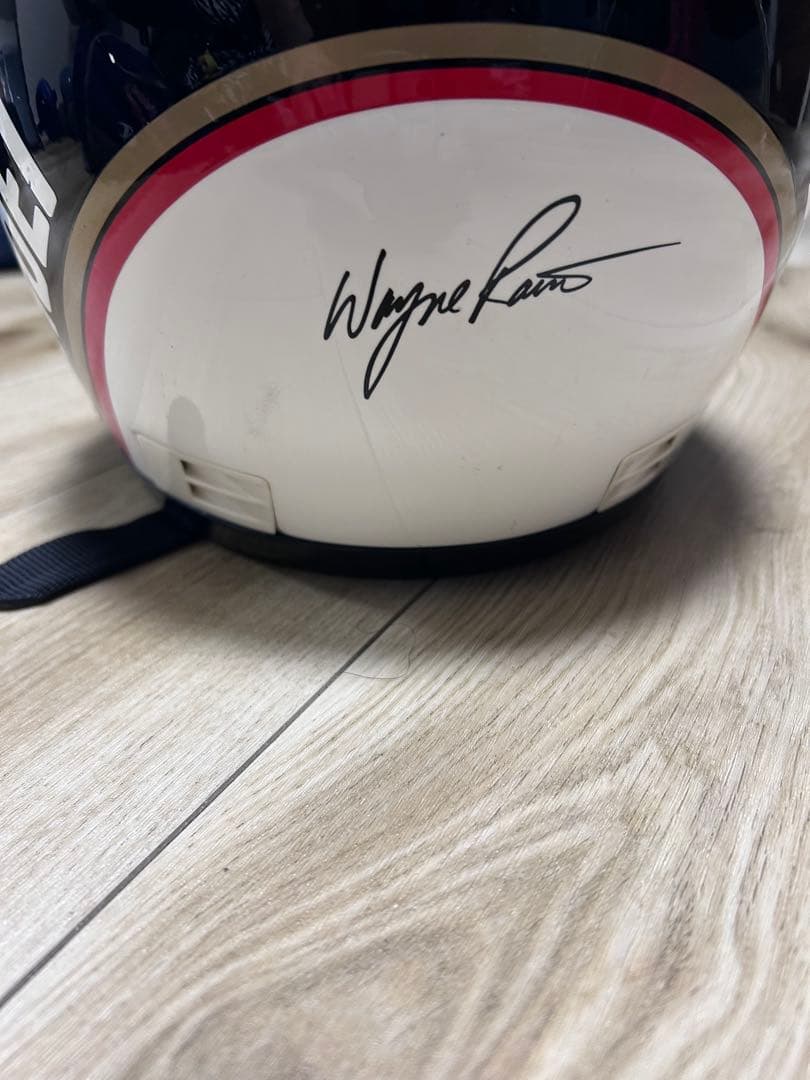 SHOEI フルフェイスヘルメット Wayne Rainey サイン入り