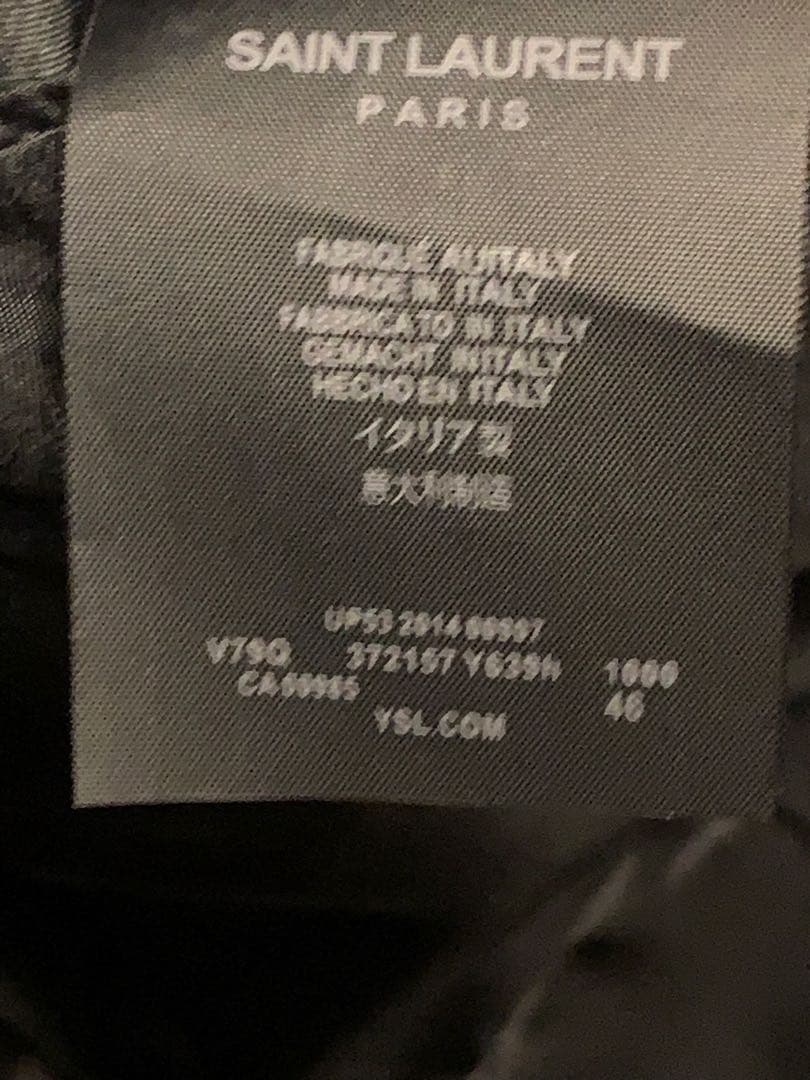 SAINT LAURENT PARISサンローランパリ　モールスキンコート46