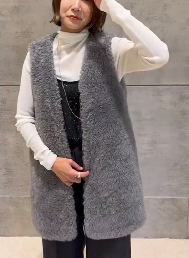 ユナイテッドアローズ別注 THE RERACS ボア ライナー グレー