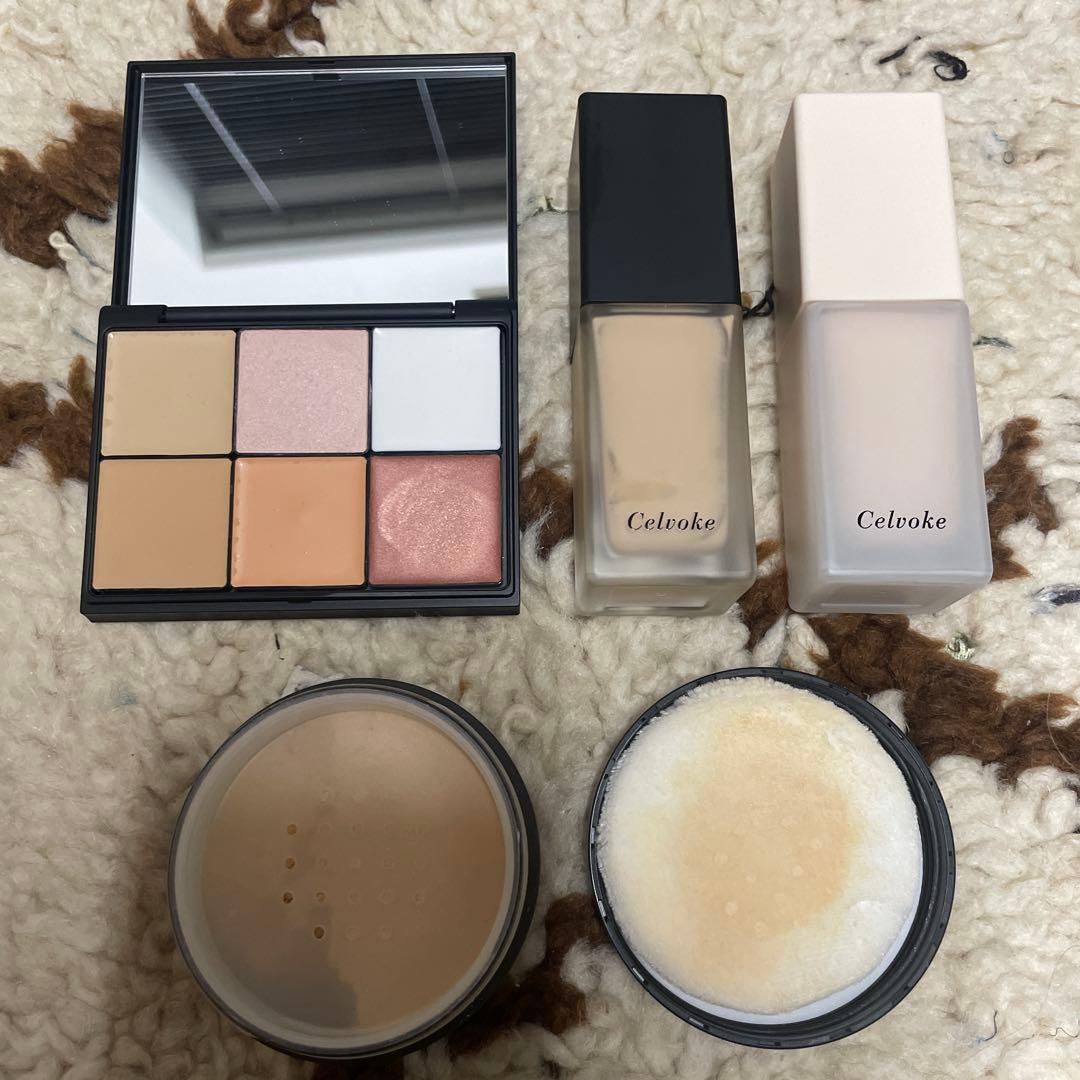 【値下げ】Celvoke セット売りファンデ パウダー 下地