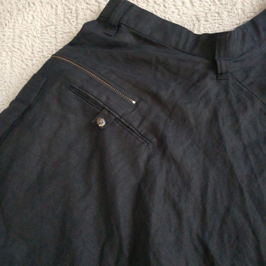 PPFM リネン 麻 サルエルパンツ