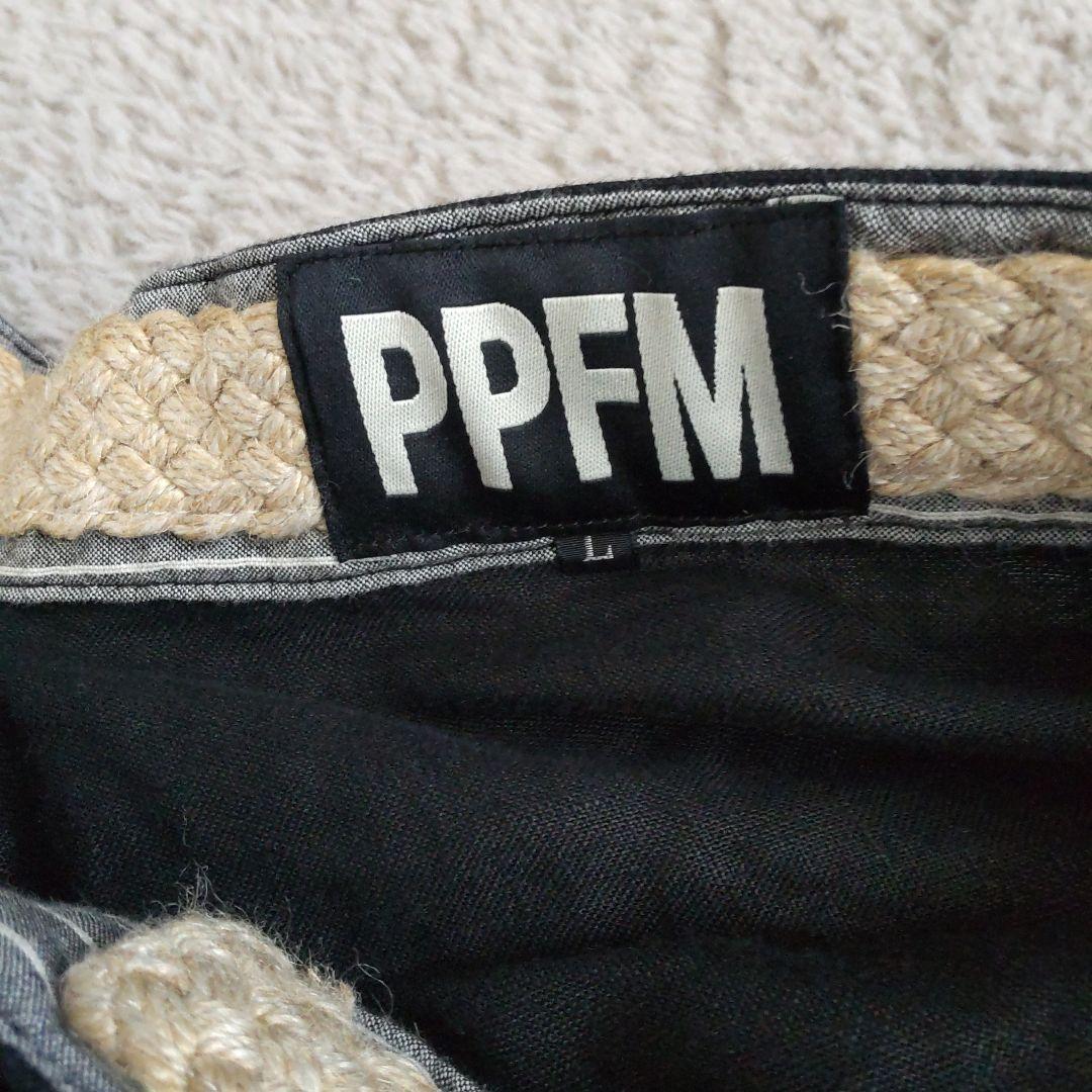 PPFM リネン 麻 サルエルパンツ